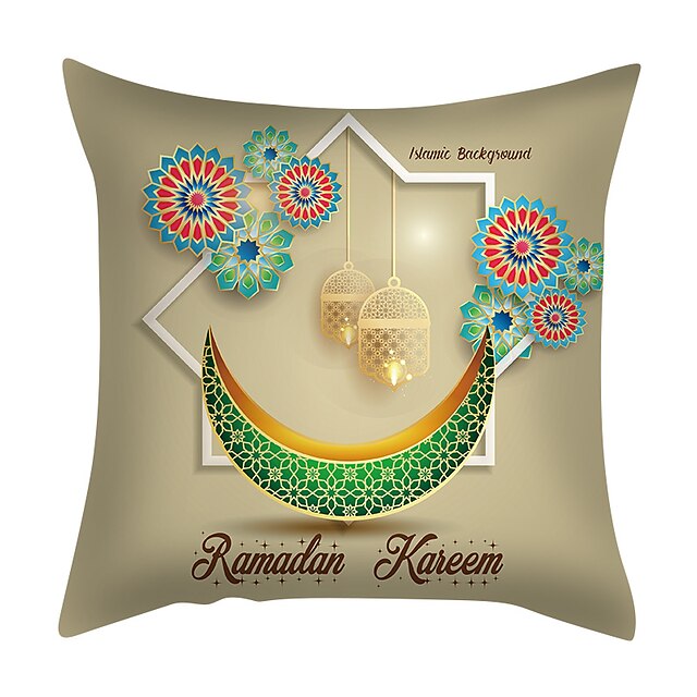 Home & Garden Home Decor | Ramadan Double Side Cushion Cover 4PC Soft Decorative Square Throw Pillow Cover Cushion Case Pillowca