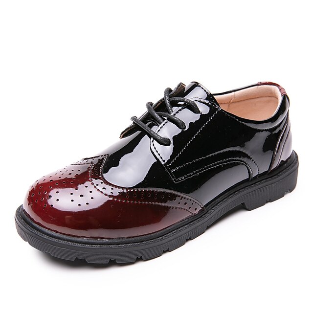 Shoes & Bags Kids Shoes | Boys Flats Dress Shoes Formal Shoes Childrens Day PU Flower Girl Shoes Big Kids(7years +) Daily Lace-u