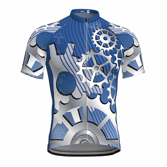 

21Grams Women's Short Sleeve Cycling Jersey Summer Spandex Blue Gear Bike Top Mountain Bike MTB Road Bike Cycling Quick Dry Moisture Wicking Sports Clothing Apparel / Stretchy / Athleisure