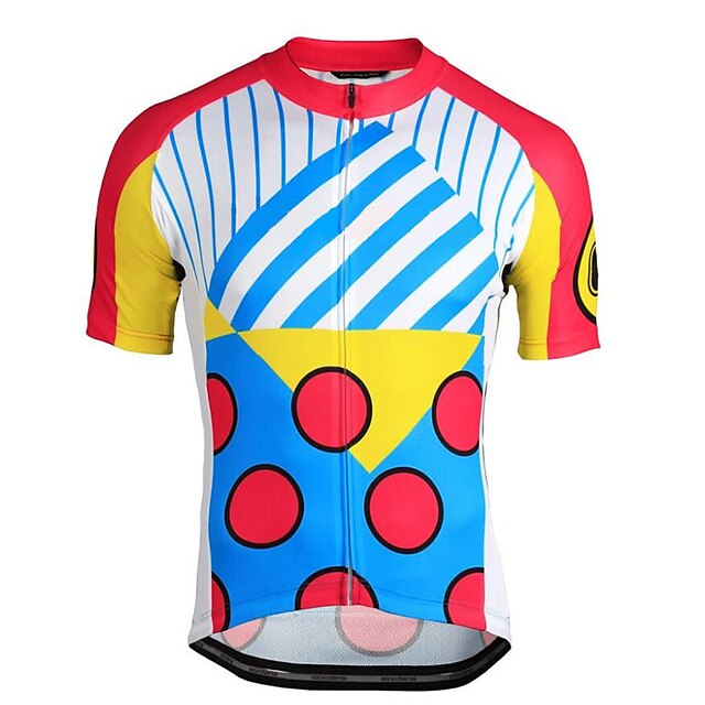 Sports & Outdoors Cycling | 21Grams Mens Short Sleeve Cycling Jersey Bike Top with 3 Rear Pockets Mountain Bike MTB Road Bike Cy