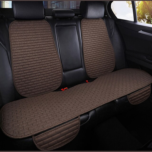 StarFire 3pcs/set Flax Car Seat Cover Protector Linen Front for Astra