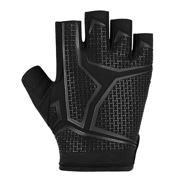 

Winter Bike Gloves / Cycling Gloves Touch Gloves Windproof Warm Breathable Quick Dry Fingerless Gloves Sports Gloves Black for Adults' Outdoor Exercise Cycling / Bike