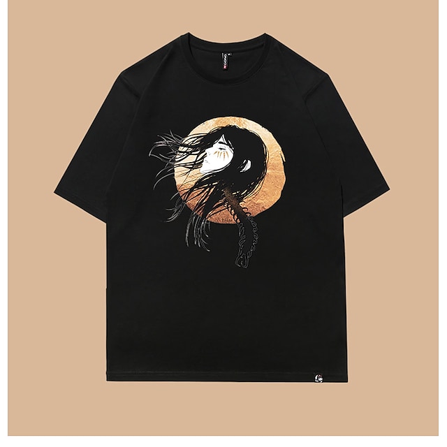 

Inspired by Attack on Titan Eren Jaeger Cosplay Costume T-shirt 100% Polyester Pattern Harajuku Graphic Kawaii T-shirt For Men's / Women's / Couple's