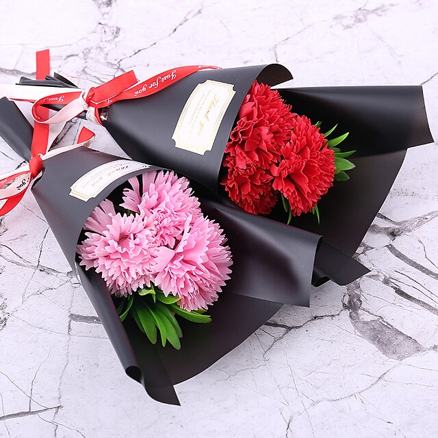 

3 Carnation Bouquets Holiday Gifts Exquisite And Beautiful Bouquet Ornaments Of Various Colors