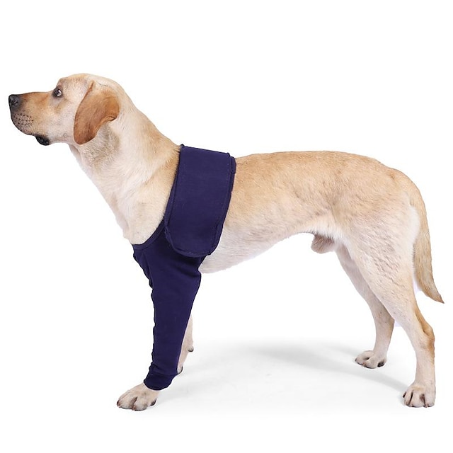  Dog Surgery Recovery Sleeve Pet Wounds Prevent Licking Brace Sleeve Supportive Dog Canine Front Leg Joint Wrap Protecter for Pet Postoperative Recovery and Sprains Helps Arthritis