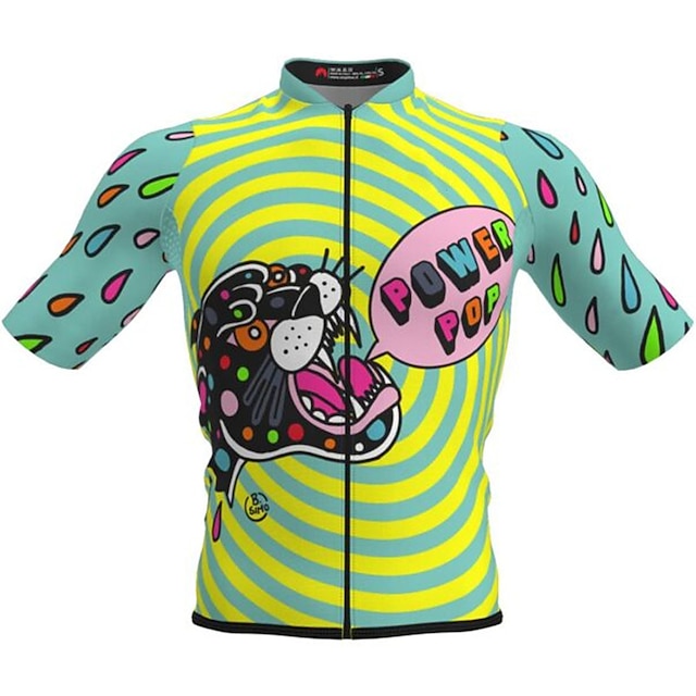

Women's Short Sleeve Cycling Jersey Summer Dark Grey Mineral Green Bike Jersey Quick Dry Sports Clothing Apparel / Stretchy