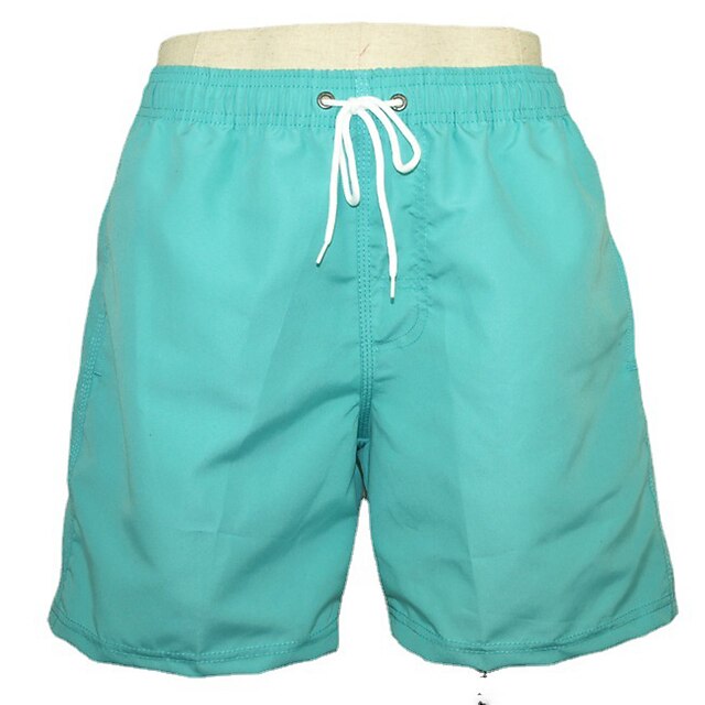 

Men's Casual Fashion Shorts Beach Shorts Pocket Elastic Waist Short Pants Sports Outdoor Daily Micro-elastic Solid Color Comfort Soft Mid Waist Green Black Royal Blue Red Navy Blue M L XL XXL 3XL