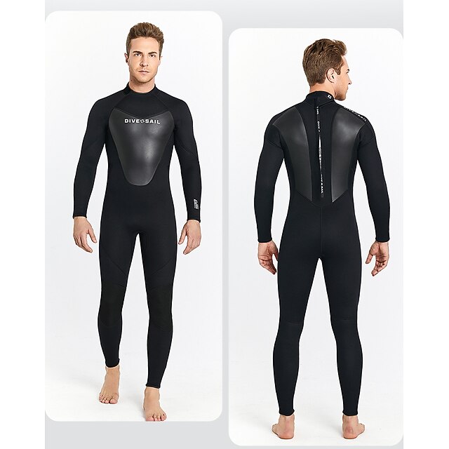 Sports & Outdoors Surfing, Diving & Snorkeling | Dive&Sail Mens Full Wetsuit 3mm SCR Neoprene Diving Suit Thermal Warm Windproof