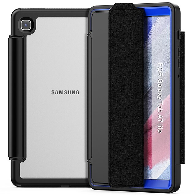 

Tablet Case Cover For Samsung Galaxy Tab A7 Lite Shockproof with Stand Solid Colored TPU PC