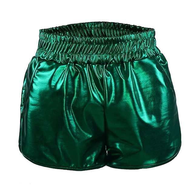 Disco Dance Costumes Exotic Dancewear Pole Dance Shorts Ruching Pure