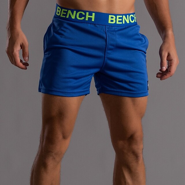 

Men's Stylish Casual / Sporty Shorts Pocket Elastic Waist Short Pants Sports Outdoor Daily Micro-elastic Solid Color Comfort Breathable Mid Waist Blue White Black L XL XXL 3XL