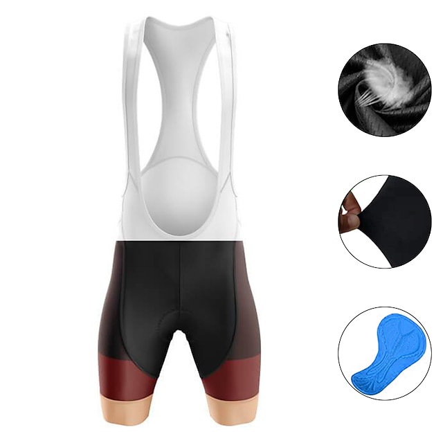 Sports & Outdoors Cycling | 21Grams Mens Cycling Bib Shorts Bike Bib Shorts Mountain Bike MTB Road Bike Cycling Sports Patchwork