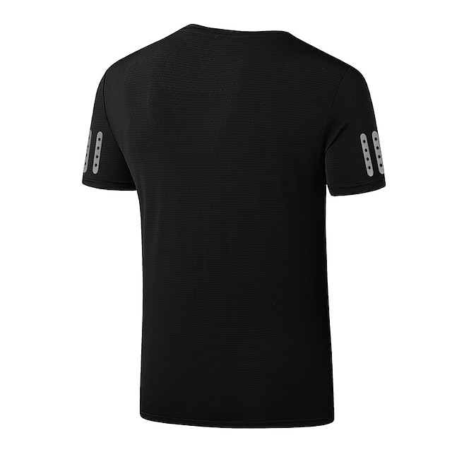 Sports & Outdoors Running, Jogging & Walking | Mens Running Shirt Top Athleisure Summer Elastane Breathable Quick Dry Soft Fitne