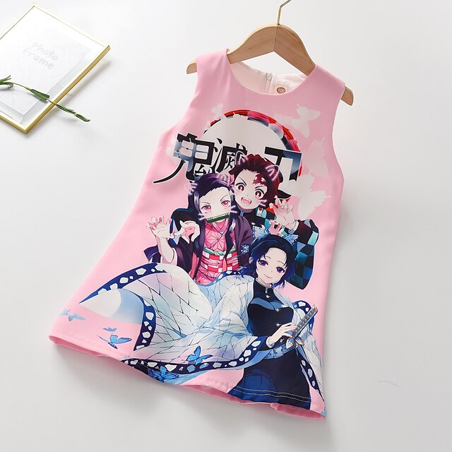 

Inspired by Demon Slayer: Kimetsu no Yaiba Kamado Nezuko Kamado Tanjiro Kochou Shinobu Cartoon Manga Terylene Anime Harajuku Graphic Kawaii Vest For Girls'