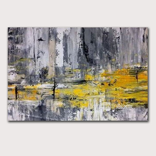 Home & Garden Wall Art | Handmade Oil Painting CanvasWall Art Decoration Abstract Knife Painting Landscape Yellow For Home Decor