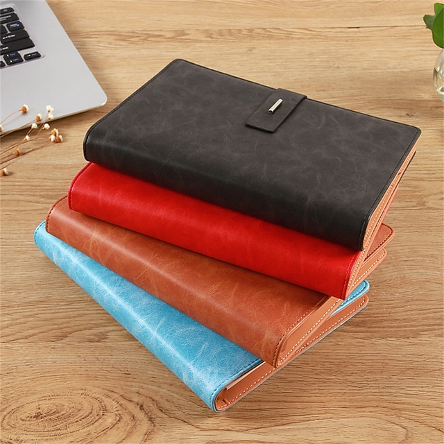

Notebook Ruled A5 5.8×8.3 Inch Retro Aesthetic PU Hardcover Portable 160 Pages Notebook for School Office Business