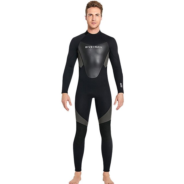 Sports & Outdoors Surfing, Diving & Snorkeling | Dive&Sail Mens Full Wetsuit 3mm SCR Neoprene Diving Suit Thermal Warm Windproof