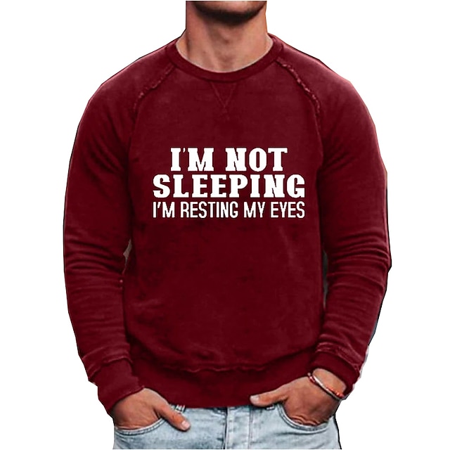 

Men's Sweatshirt Pullover Graphic Letter Print Sports Outdoor Casual Daily Hot Stamping Basic Casual Hoodies Sweatshirts Blue Black Gray