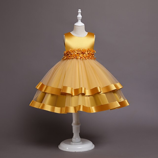 

Kids Little Girls' Dress Plain Tulle Dress Party Daily Bow Multicolor Green Purple Knee-length Sleeveless Elegant Cute Dresses Children's Day Spring Summer Slim 3-10 Years