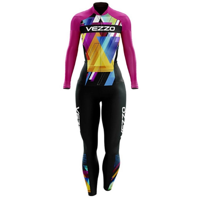 Sports & Outdoors Cycling | Womens Long Sleeve Cycling Jersey with Shorts Triathlon Tri Suit Mountain Bike MTB Road Bike Cycling