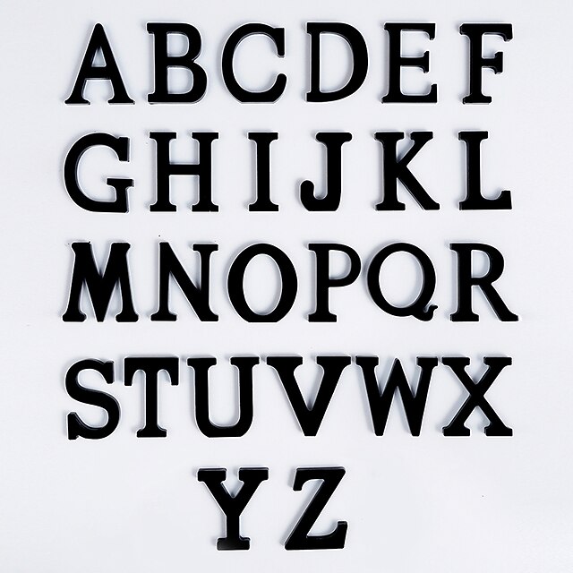 

Alphabet Decorative Objects Resin Modern Contemporary for Home Decoration