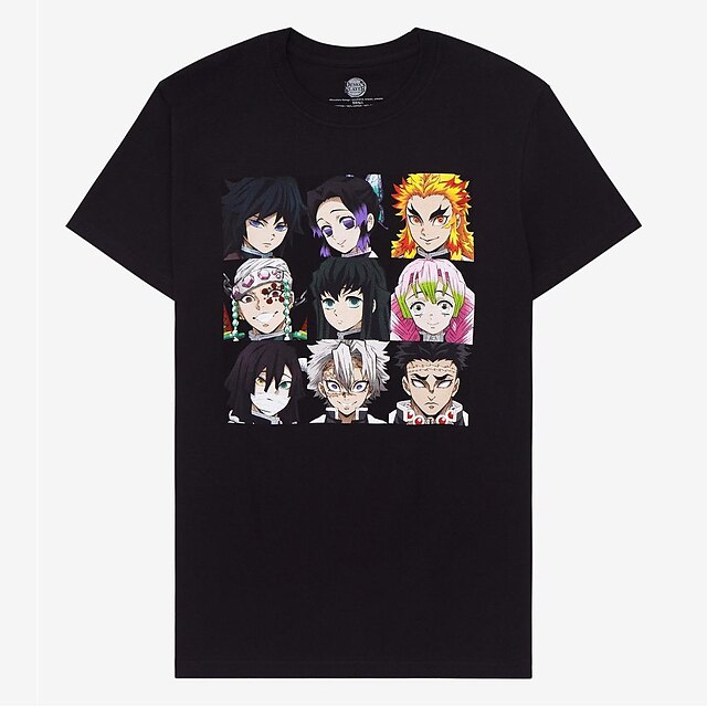 Toys & Hobbies Cosplay & Costumes | Inspired by Demon Slayer: Kimetsu no Yaiba Hashira T-shirt Cartoon 100% Polyester Anime Hara