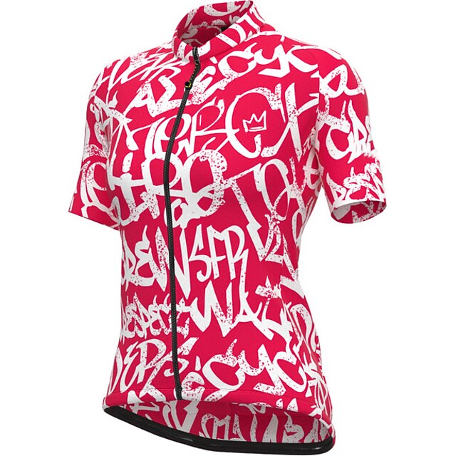 

21Grams Women's Short Sleeve Cycling Jersey Summer Spandex White Red Bike Top Mountain Bike MTB Road Bike Cycling Quick Dry Moisture Wicking Sports Clothing Apparel / Athleisure