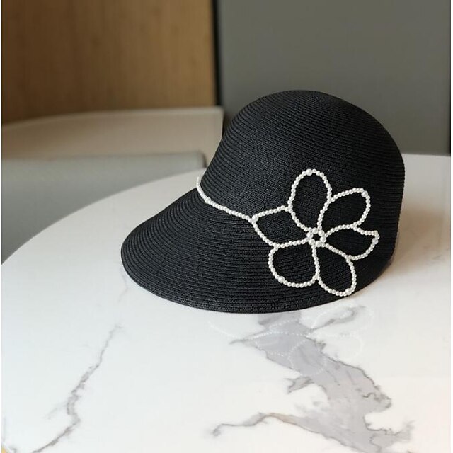 

Fashion Basketwork / Pearl Hats with Pearls 1pc Wedding Headpiece