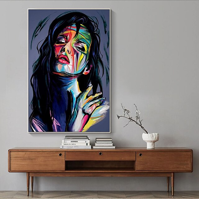 Home & Garden Wall Art | Oil Painting Handmade Hand Painted Wall Art Modern Knife Street Abstract People Home Decoration Decor R