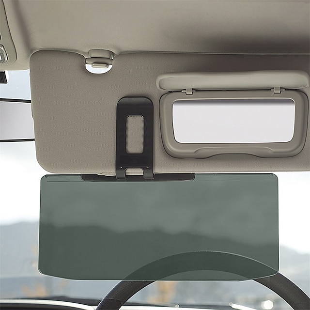  Extensor de viseira de sol de carro espelho de sombreamento anti-reflexo protetor automático anti-reflexo pára-sóis para carros viseira de sol acessórios automotivos 1 peça