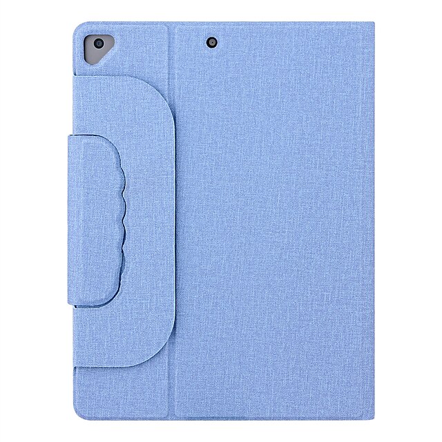 

Tablet Case Cover For Apple iPad 10.2'' 9th 8th 7th iPad Pro 12.9'' 5th iPad mini 6th Pencil Holder Handle Shockproof Solid Colored PU Leather