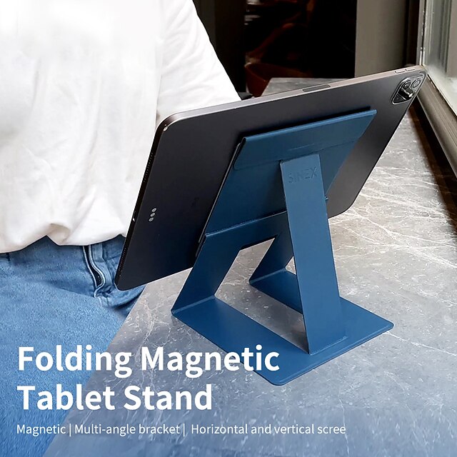

Magnetic Leather Tablet Stand folding magnetic holder Invisible and Foldable Stand For iPad Bracket Holder Shockproof Cover