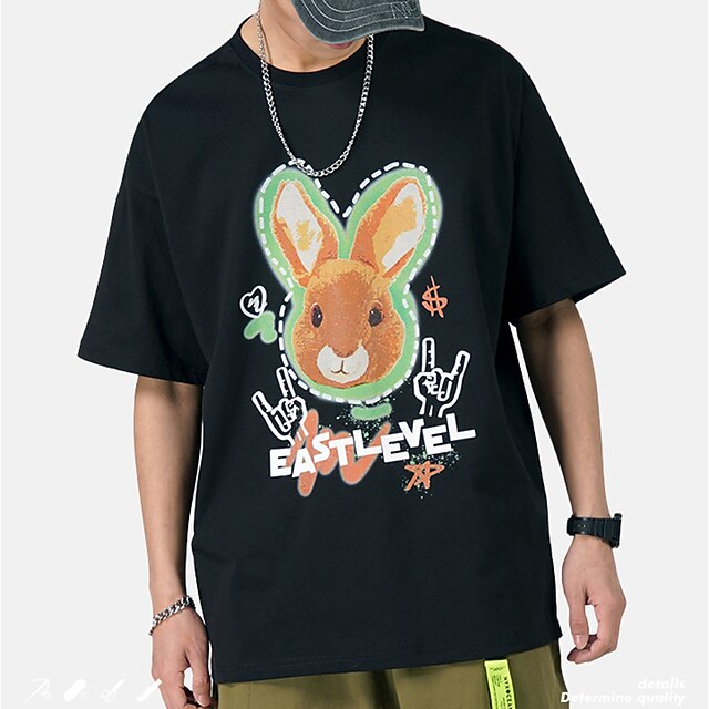 

Inspired by Easter Costume Bunny T-shirt Cartoon 100% Polyester Anime Harajuku Graphic Kawaii T-shirt For Men's / Women's / Couple's
