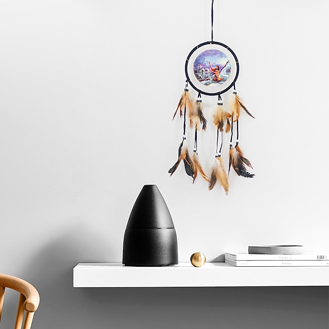 

Indian retro style oil painting dream catcher home stay decoration wind chime pendant office air Pendant