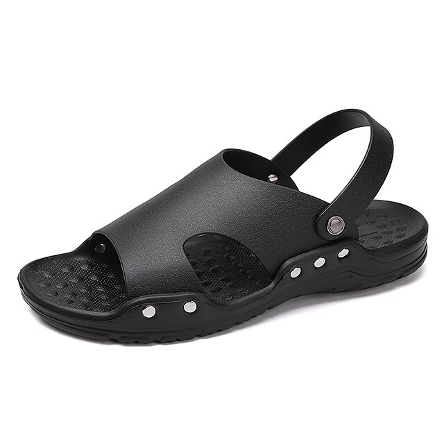 

Men's Sandals Slides Flip-flops Casual Beach Daily EVA(ethylene-vinyl acetate copolymer) Black Summer