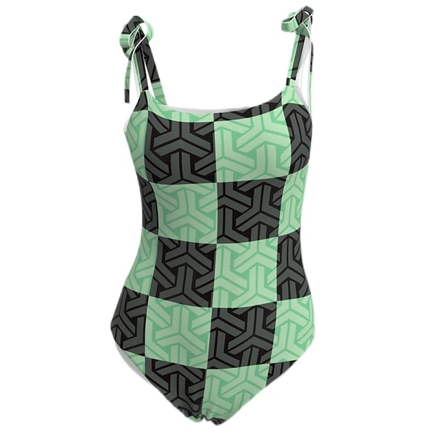 

Inspired by Demon Slayer: Kimetsu no Yaiba Agatsuma Zenitsu Kamado Tanjirou Anime Cosplay Costumes Japanese Swimwear Leotard / Onesie For Women's