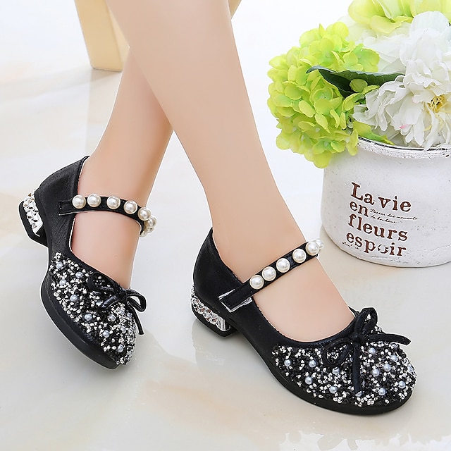 Shoes & Bags Kids Shoes | Girls Flats Flower Girl Shoes Childrens Day PU School Shoes Big Kids(7years +) Little Kids(4-7ys) Part