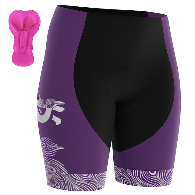 21Grams® Per donna Pantaloncini da ciclismo Bicicletta Pantaloncini  imbottiti di protezione Pantaloni Ciclismo da montagna Cicismo su strada  Gli sport Animali Viola Pad 3D Traspirante Asciugatura del 9043227 2022 a  $20.60
