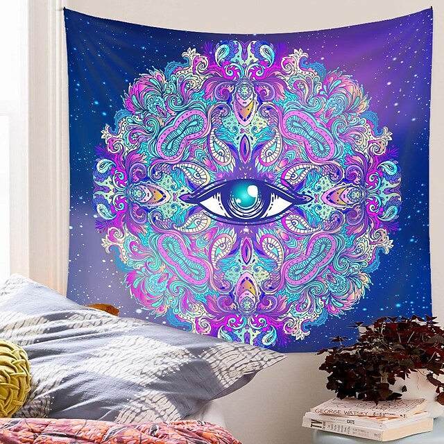 

Mandala Bohemian Wall Tapestry Art Decor Blanket Curtain Hanging Home Bedroom Living Room Dorm Decoration Boho Hippie Psychedelic Floral Flower Lotus Indian