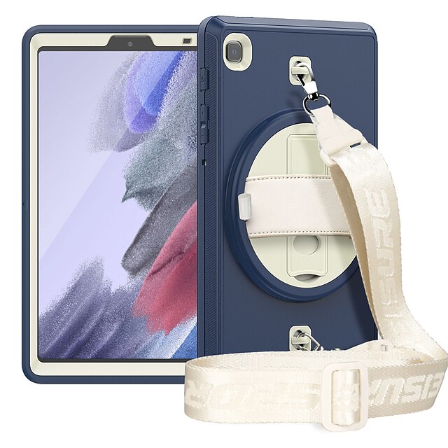 

Tablet Case Cover For Apple iPad 10.2'' 9th 8th 7th iPad Air 4th iPad mini 6th Portable Shoulder Strap Shockproof Solid Colored TPU