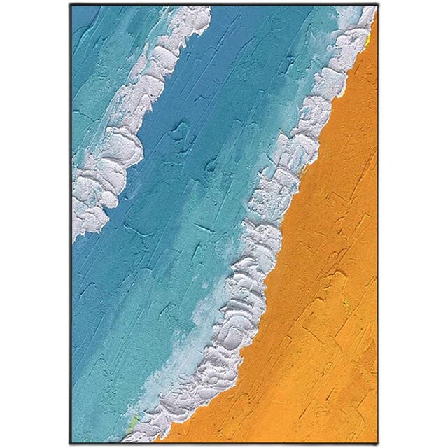 Home & Garden Wall Art | Oil Painting Hand Painted Vertical Abstract Landscape Classic Modern Rolled Canvas (No Frame) - SS64453