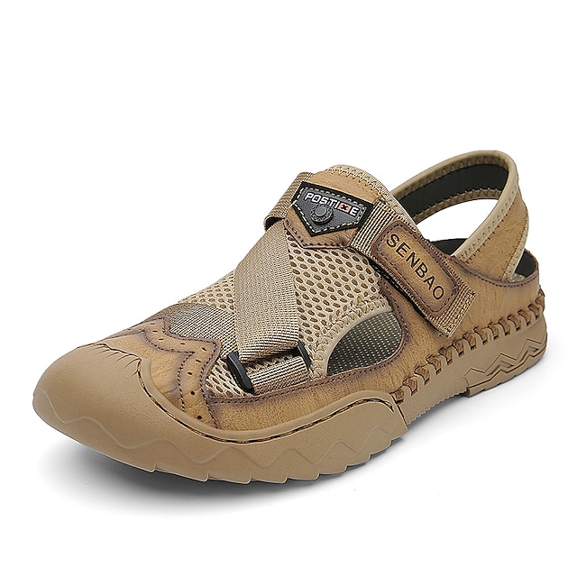 

Men's Loafers Slip-Ons Casual Daily Walking Shoes Mesh Black Khaki Brown Spring Summer
