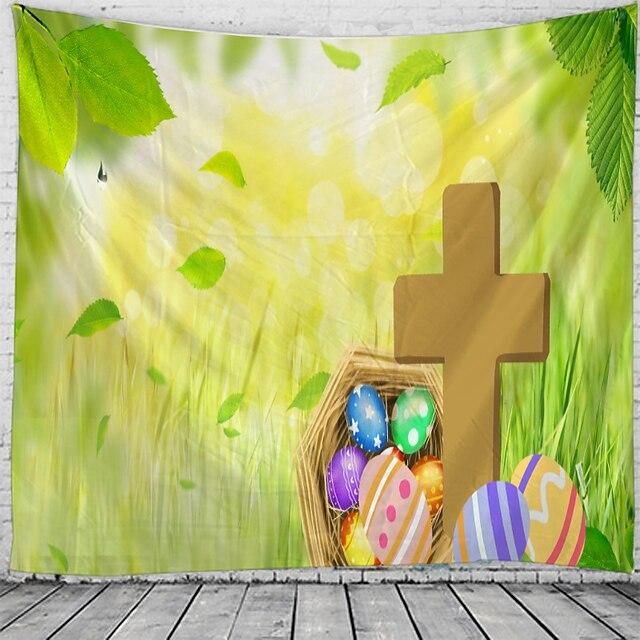 

Easter Wall Tapestry Art Decor Blanket Curtain Hanging Home Bedroom Living Room Decoration Happy Easter