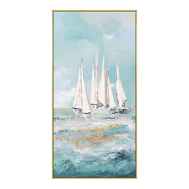 

Oil Painting Hand Painted Vertical Abstract Landscape Modern Realism Rolled Canvas (No Frame)