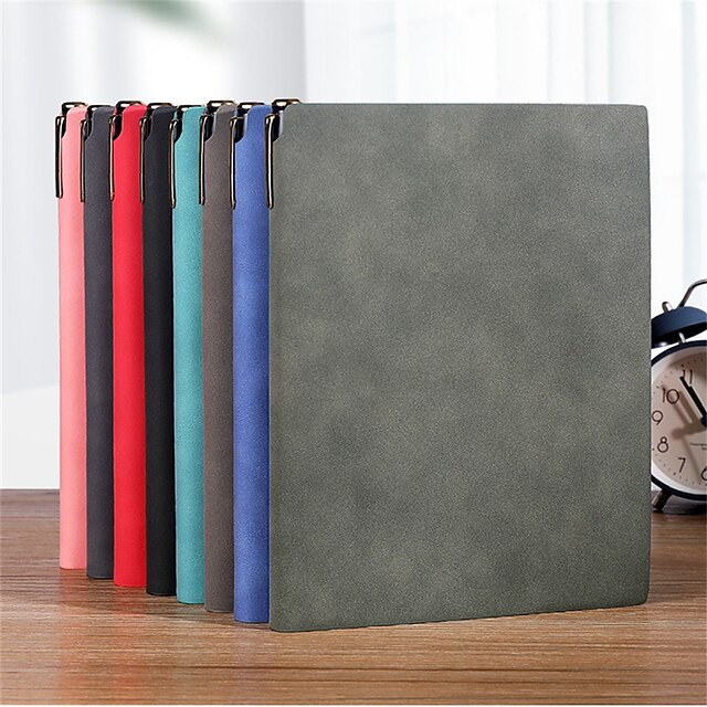 

Notebook Ruled A5 5.8×8.3 Inch Aesthetic PU SoftCover Diary 200 Pages Notebook for Office