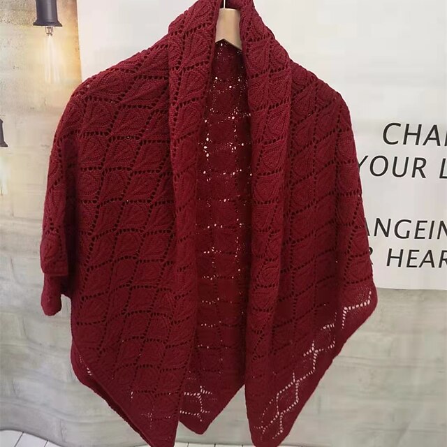 

Women's Shrug Knitted Pure Color Stylish Elegant Casual Sleeveless Sweater Cardigans V Neck Spring Summer White Gray Wine