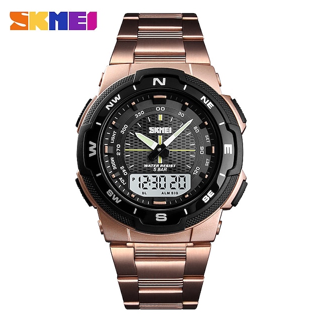  SKMEI Digital Watch for Men Analog - Digital Digital Stylish Stylish Modern Style Waterproof Calendar Alarm Clock Alloy Stainless Steel Fashion