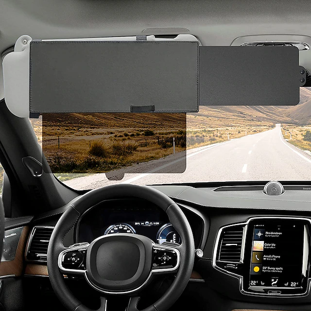 Polarized Sun Visor Extender for Car – Anti-Glare Windshield Sunshade, UV & Snow Protection for Front/Side Window 9