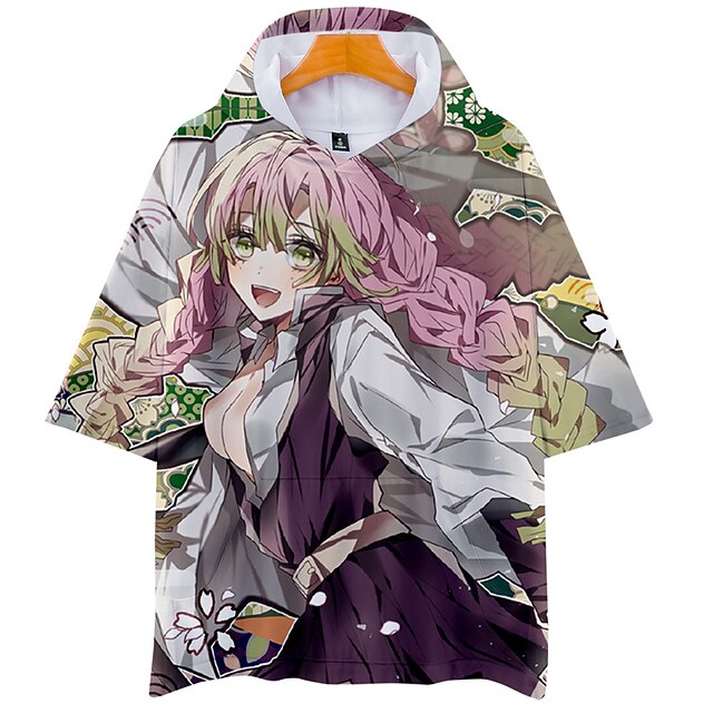 

Inspired by Demon Slayer: Kimetsu no Yaiba Kanroji Mitsuri Hoodie Cartoon 100% Polyester Anime Harajuku Graphic Kawaii Hoodie For Men's / Women's / Couple's