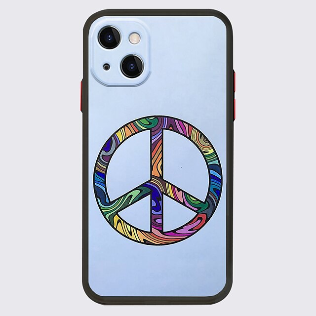 

PEACE LOVE NO WAR Phone Case For Apple iPhone 13 12 Pro Max 11 SE 2020 X XR XS Max 8 7 Unique Design Protective Case Shockproof Dustproof Back Cover TPU